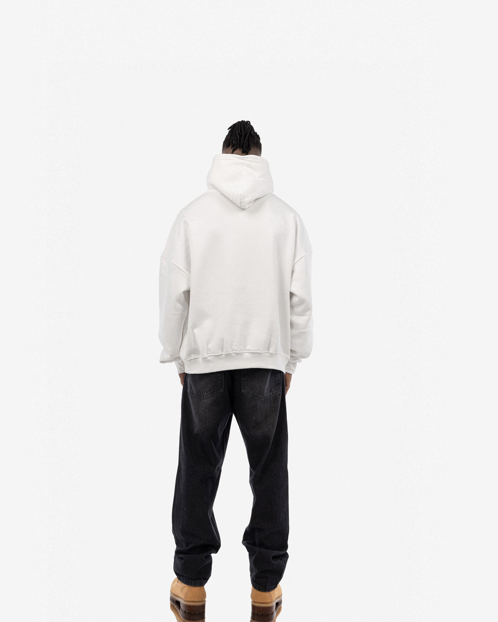 Basic Comfort Hoodie In White