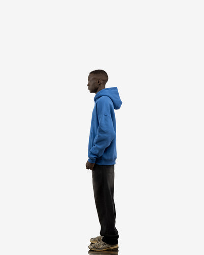 Basic Comfort Hoodie In Blue