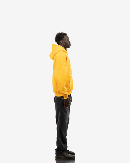 Basic Comfort Hoodie In Yellow