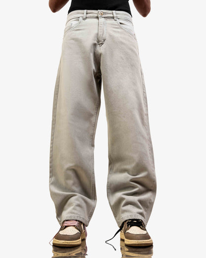 Light Grey Super Baggy Jeans