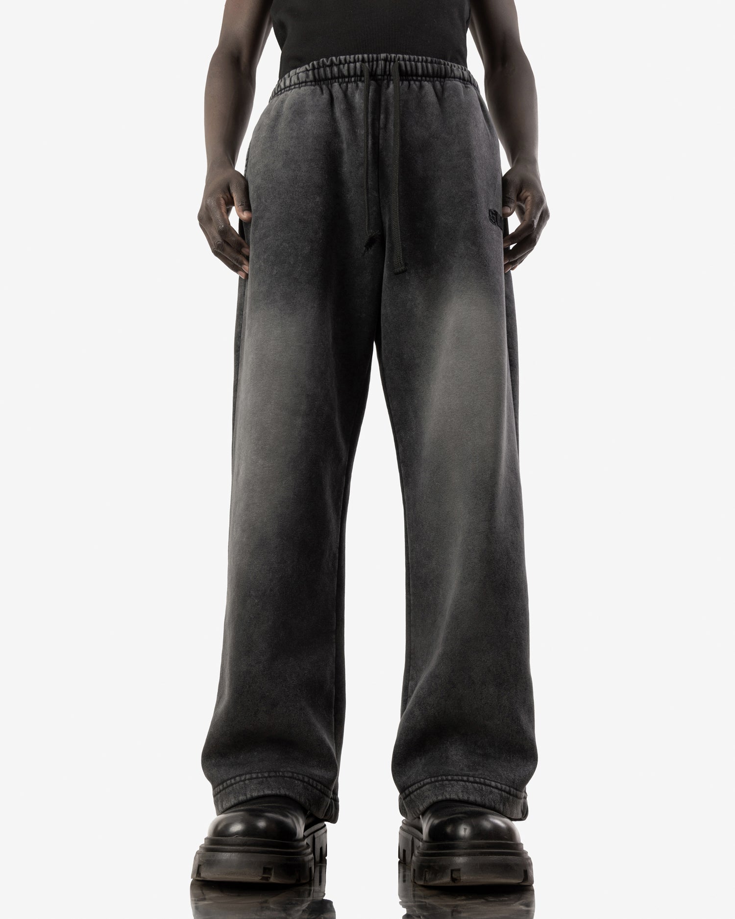 Washed SWTS Sweatpants In Black