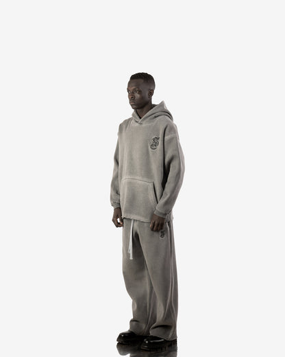 Washed  S-Series Hoodie In Grey